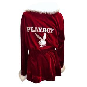 Vintage playboy daddy clause Santa robe